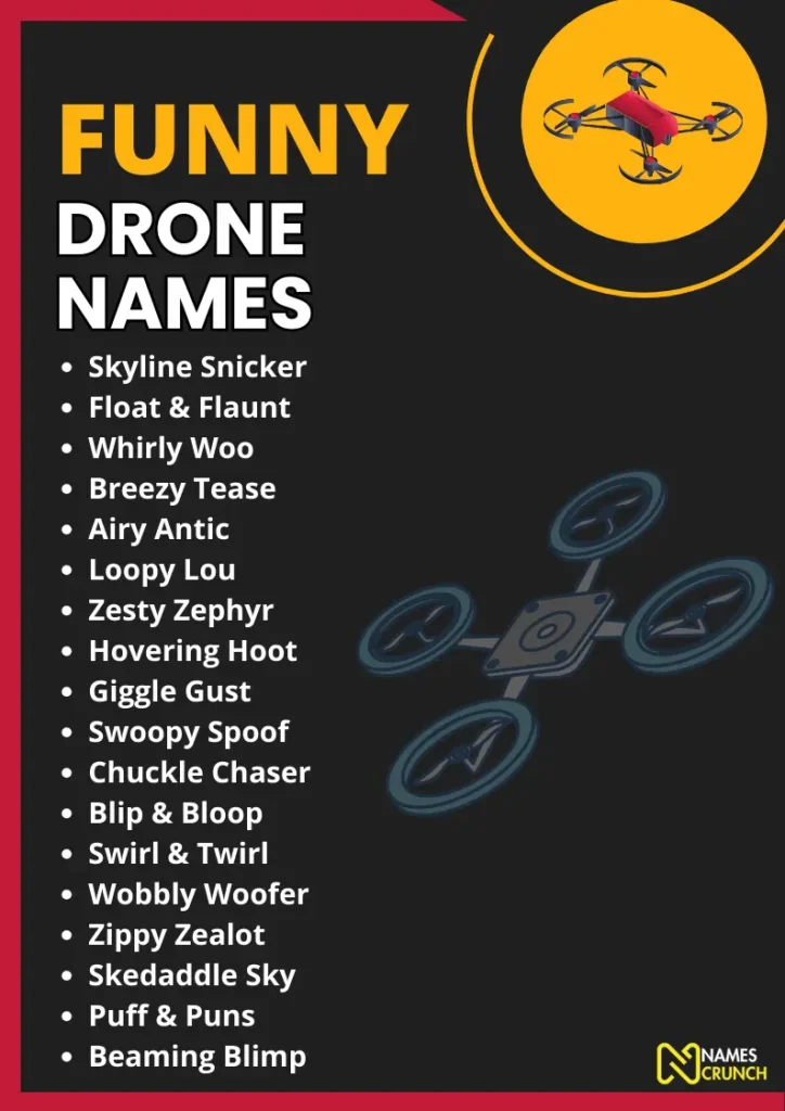 250 Funny Drone Names You ll Ever See Names Crunch